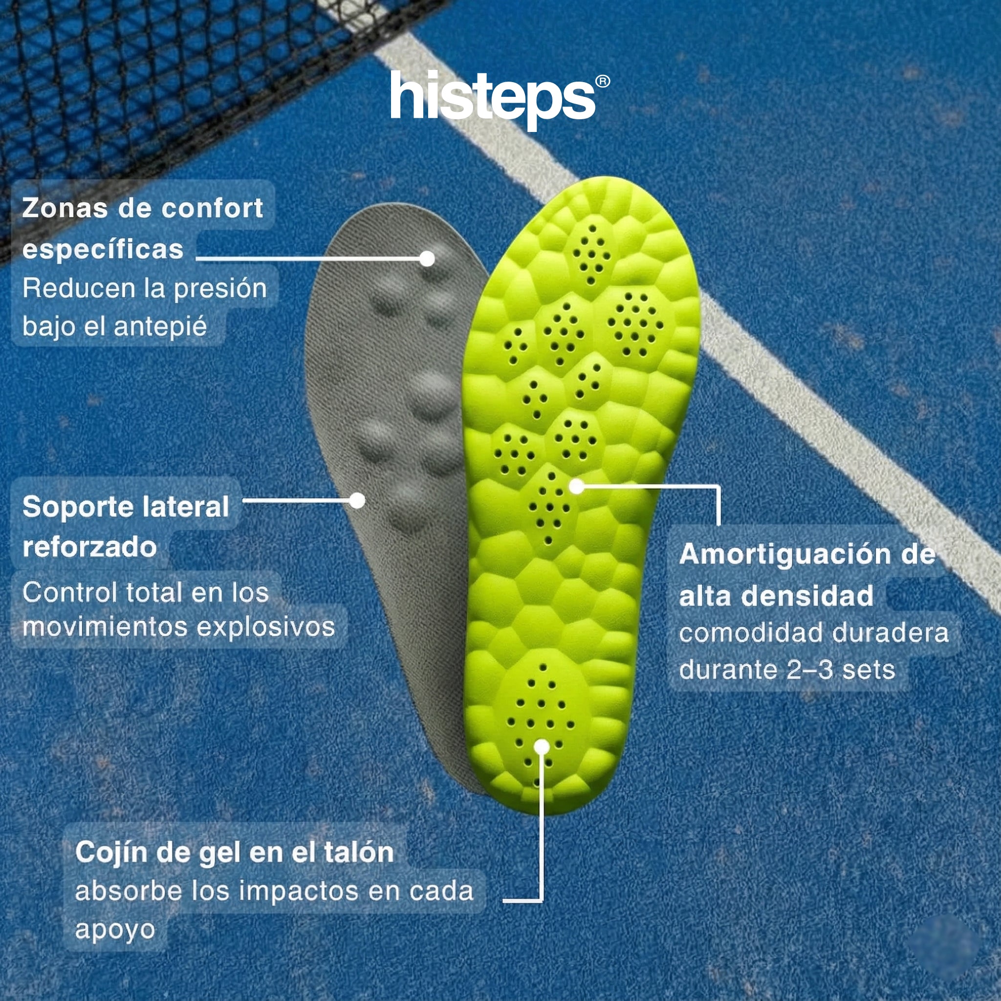 Plantillas de Padel Histeps®
