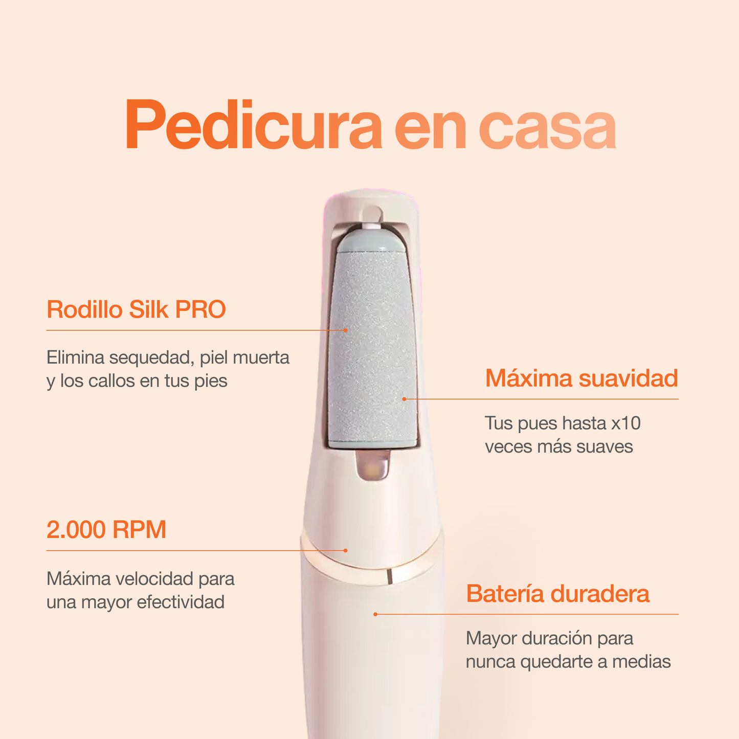 Limador de pies eléctrico